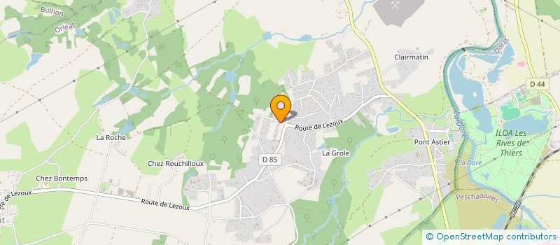 localisation de l'entreprise SCI D.C.N.  ORLEAT