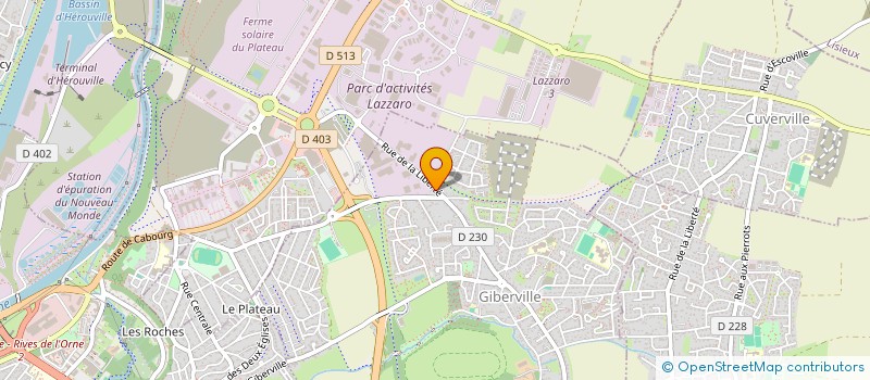 localisation de l'entreprise SCI D. & C. SELLAMINE à GIBERVILLE
