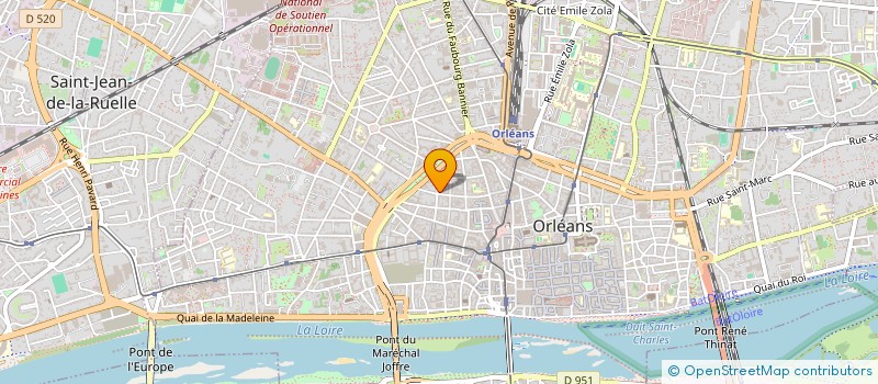 localisation de l'entreprise SCI D'CLIC à ORLEANS