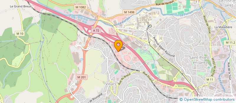 localisation de l'entreprise SCI D D  VILLARS