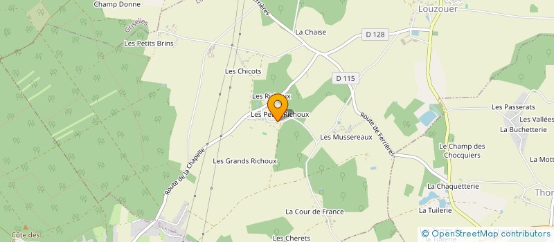 localisation de l'entreprise SCI D&D  FERRIERES-EN-GATINAIS