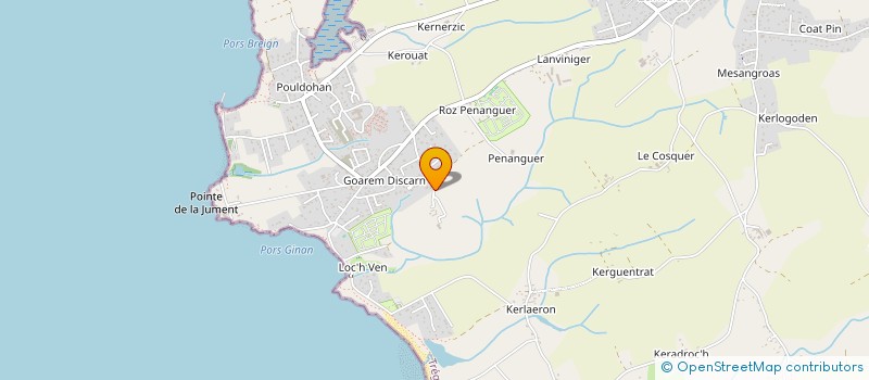 localisation de l'entreprise SCI D D A G  TREGUNC