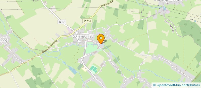 localisation de l'entreprise SCI D D C W  GOMMEGNIES