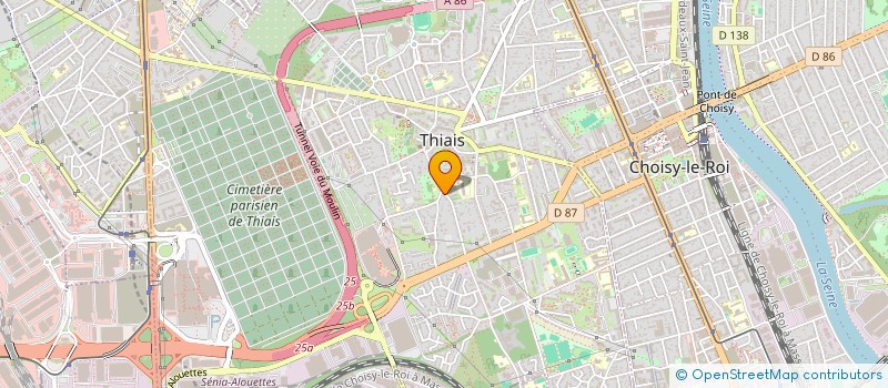 localisation de l'entreprise SCI D.D.F  THIAIS