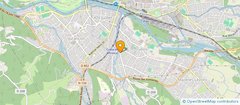 localisation de l'entreprise SCI D.D.F.J.  GELOS