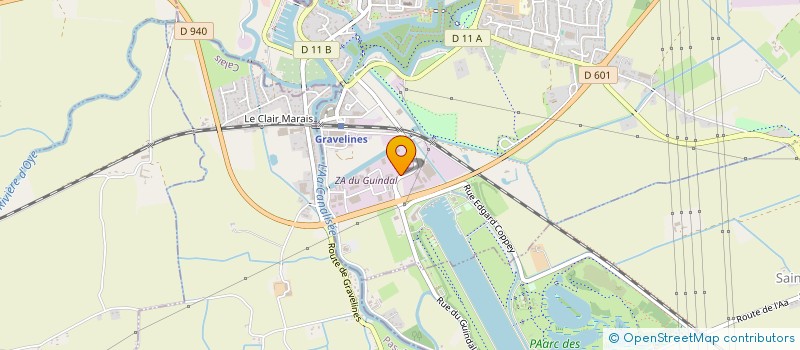 localisation de l'entreprise SCI D.D.H.M.A à GRAVELINES