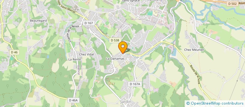 localisation de l'entreprise SCI D&D IMMO  JARDIN