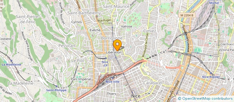 localisation de l'entreprise SCI D&D OUIZEMAN à NICE