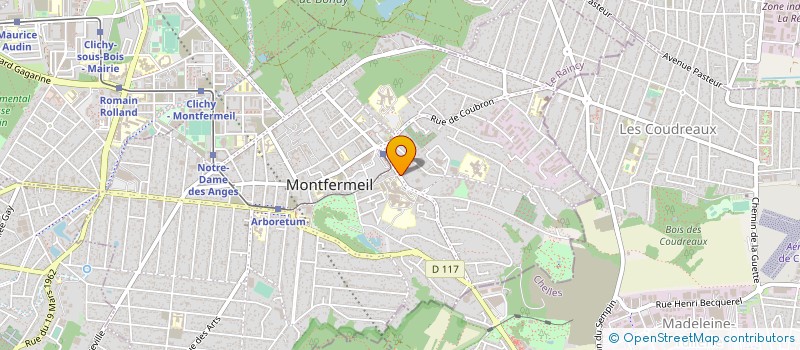 localisation de l'entreprise SCI D D SARAZIN TALINEAU à MONTFERMEIL