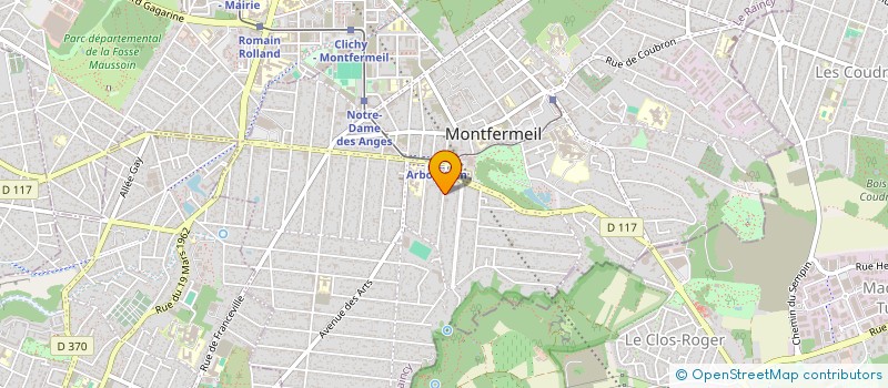localisation de l'entreprise SCI D DOLLEY à MONTFERMEIL