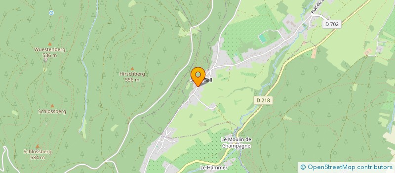 localisation de l'entreprise SCI D.E.C.  THAL-MARMOUTIER