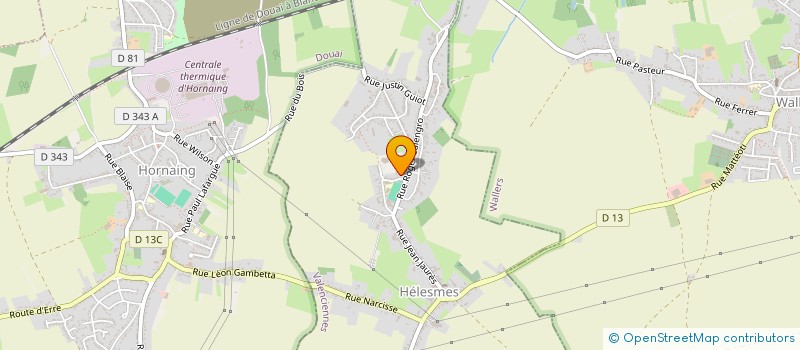 localisation de l'entreprise SCI D.E.D.  HELESMES