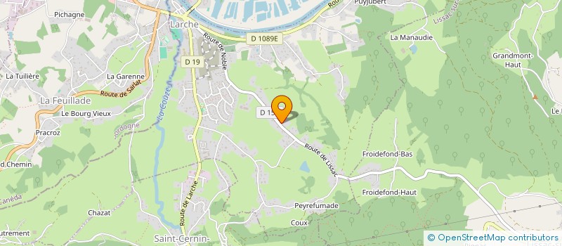 localisation de l'entreprise SCI D.E.S. DEVELOPPEMENT  LARCHE