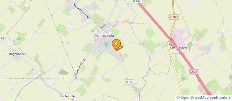 localisation de l'entreprise SCI D' EARENDIL  WINNEZEELE