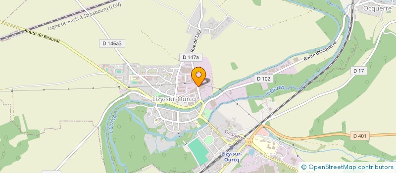 localisation de l'entreprise SCI D'ECHAMPEU  LIZY-SUR-OURCQ