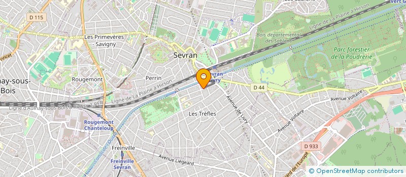 localisation de l'entreprise SCI D'EGOVILLE à SEVRAN