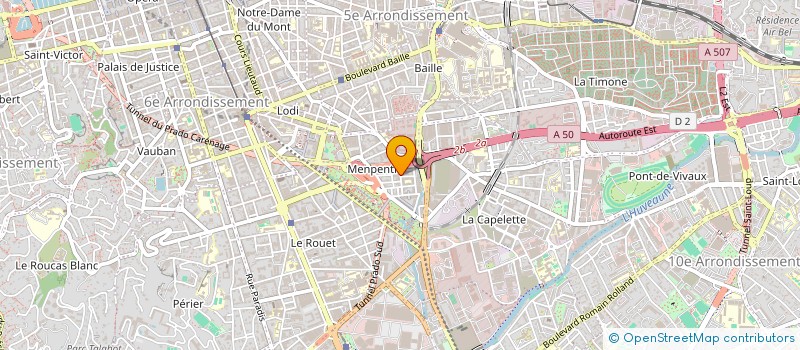 localisation de l'entreprise SCI D EGUISON à MARSEILLE