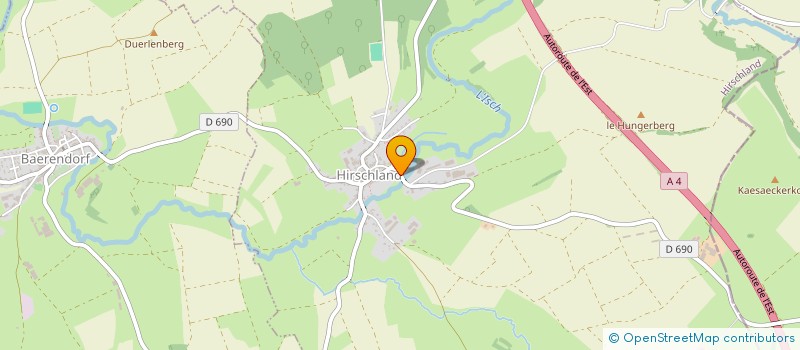 localisation de l'entreprise SCI D'ELIA  RAUWILLER