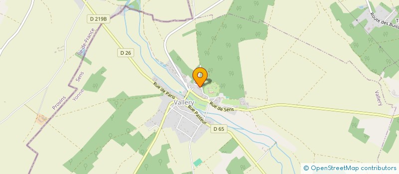 localisation de l'entreprise SCI D'ELLE  VALLERY