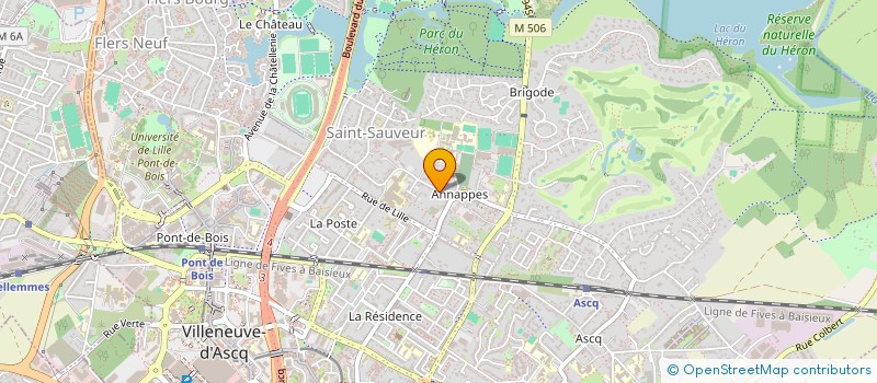 localisation de l'entreprise SCI D'ELOCQUES à VILLENEUVE-D'ASCQ