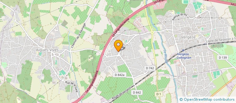 localisation de l'entreprise SCI D'ELOISE  CALVISSON