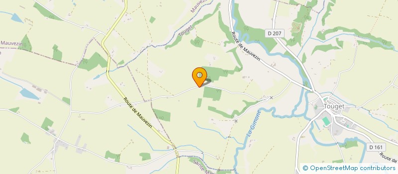 localisation de l'entreprise SCI D'EMBON  TOUGET