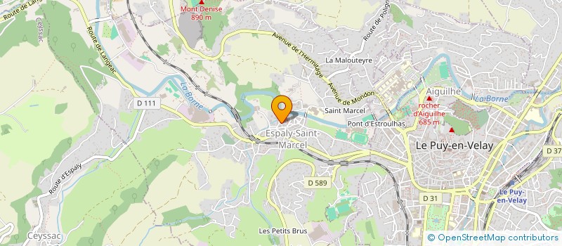 localisation de l'entreprise SCI D'EMYRNE  ESPALY-SAINT-MARCEL