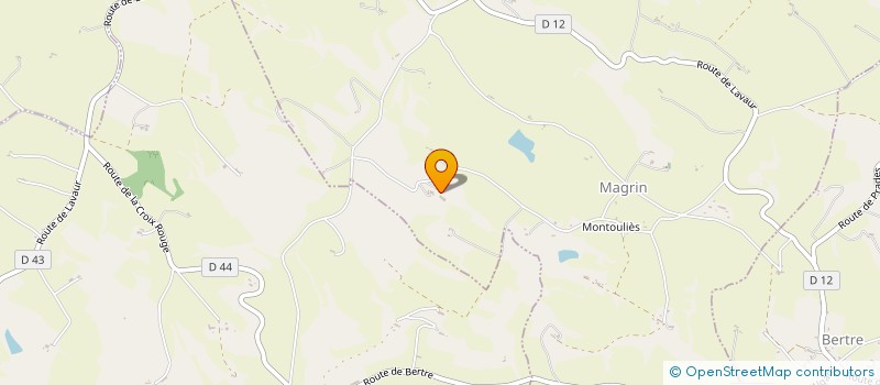 localisation de l'entreprise SCI D'EN BARRE  MAGRIN