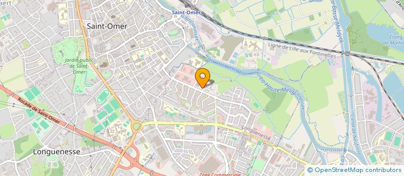 localisation de l'entreprise SCI D EN FACE  LONGUENESSE