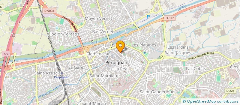 localisation de l'entreprise SCI D'EN FACE  PERPIGNAN