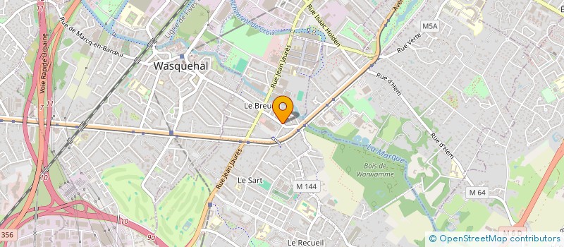 localisation de l'entreprise SCI D'EN FACE DU LUX à VILLENEUVE-D'ASCQ