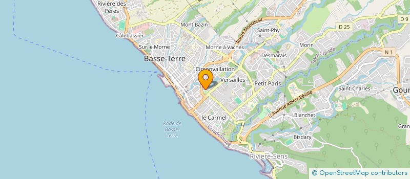 localisation de l'entreprise SCI D'EN HAUT  BASSE-TERRE