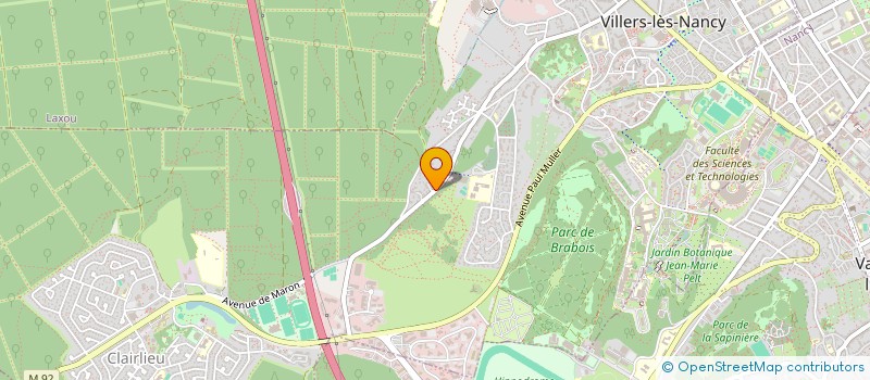 localisation de l'entreprise SCI D'EN HAUT à VILLERS-LES-NANCY