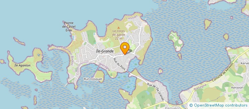 localisation de l'entreprise SCI D'ENEZ VEUR  PLEUMEUR-BODOU