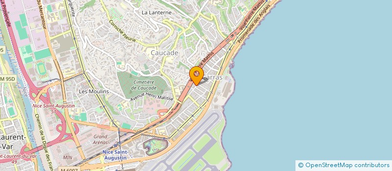 localisation de l'entreprise SCI D'ENFER à NICE