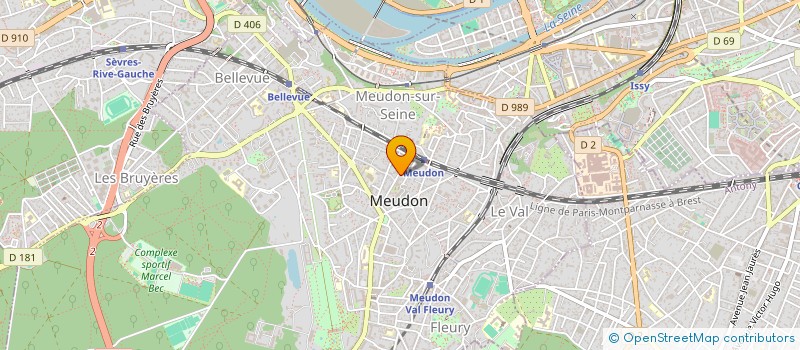 localisation de l'entreprise SCI D'ENFER à MEUDON