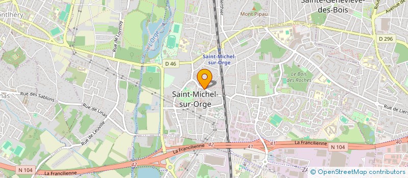 localisation de l'entreprise SCI D'ENFER J.R  SAINT-MICHEL-SUR-ORGE