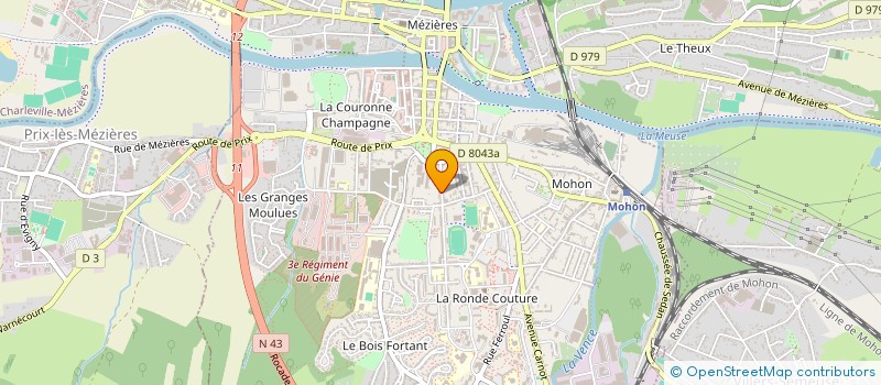 localisation de l'entreprise SCI D'ENGHIEN  CHARLEVILLE-MEZIERES