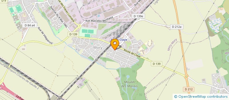 localisation de l'entreprise SCI D'ENGY à MITRY-MORY
