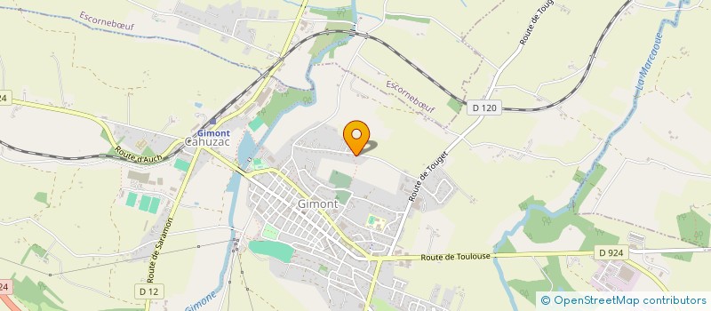 localisation de l'entreprise SCI D'ENROBERT  GIMONT