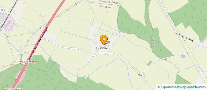 localisation de l'entreprise SCI D ENTRE DEUX MONTS à NUITS-SAINT-GEORGES