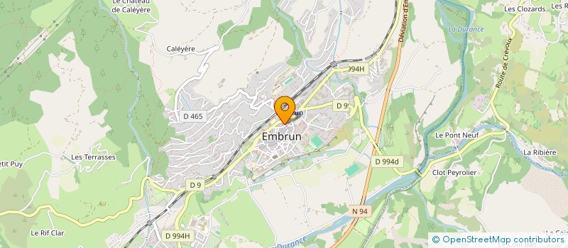 localisation de l'entreprise SCI D ENTREPRISES LE TRIOLET à EMBRUN