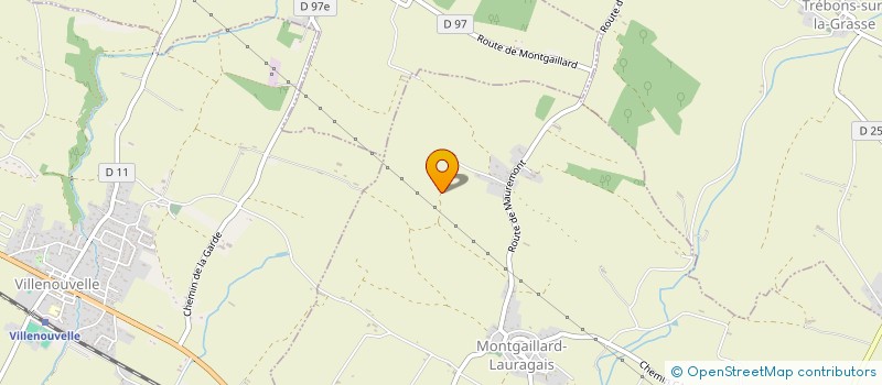 localisation de l'entreprise SCI D'ENTUSQUET  MONTGAILLARD-LAURAGAIS