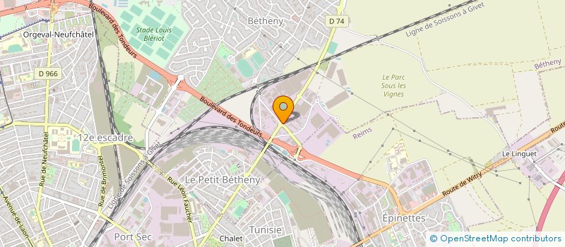 localisation de l'entreprise SCI D'EPERNAY  BETHENY