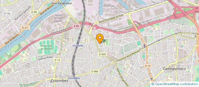 localisation de l'entreprise SCI D'EPINAY à COLOMBES