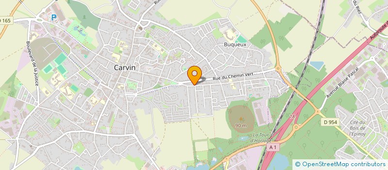 localisation de l'entreprise SCI D'EPINOY  CARVIN