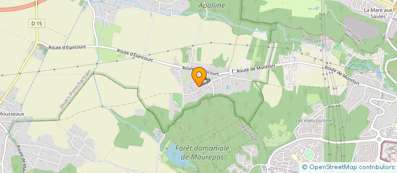 localisation de l'entreprise SCI D ERGAL  JOUARS-PONTCHARTRAIN