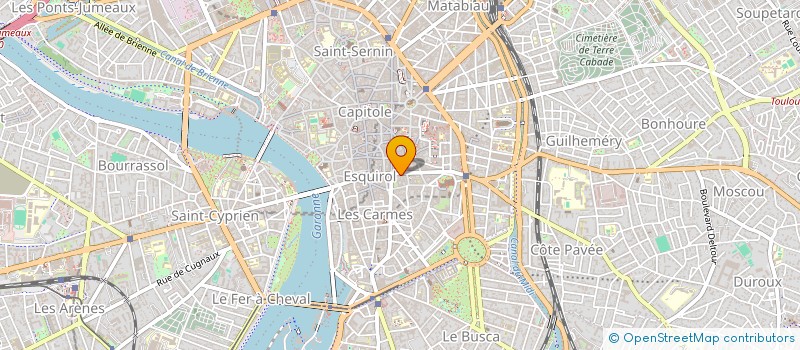 localisation de l'entreprise SCI D'ESCALIS à TOULOUSE