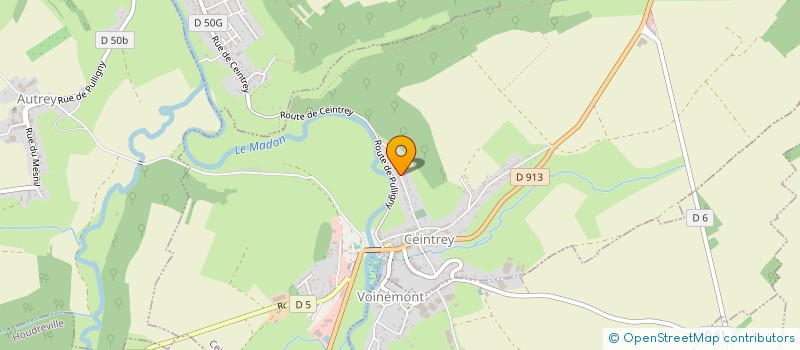 localisation de l'entreprise SCI D'ESCLAPY  CEINTREY