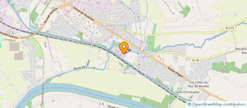 localisation de l'entreprise SCI D'ESPEYRIAS  LAFOX